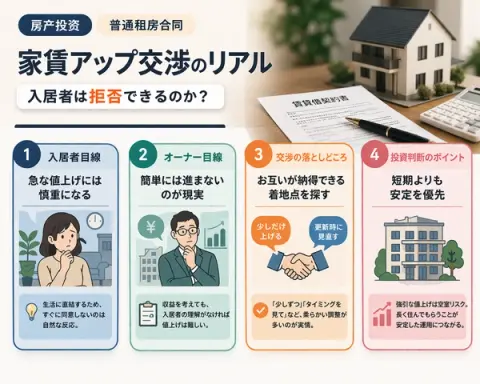 家賃アップ交渉のリアル：入居者は拒否できるのか？